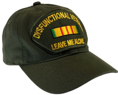 Dysfunctional Veteran Hat VIETNAM VETERAN &lsquo;DAD&rsquo; Style Ball Cap | eBay