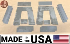 [SR] Weld-on Lowering Truck Under Bed Frame 10" Tall Step C Notch Kit 3" Wide