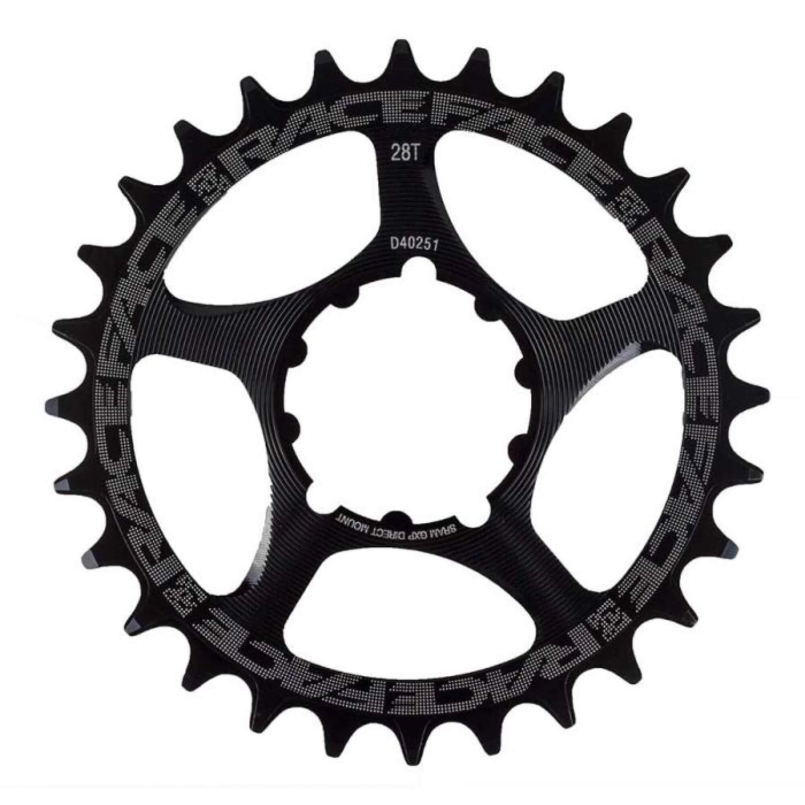Race Face, Plateau Direct Mount-26t-noir-SRAM uniquement Unisex Adulto, Nero, TU