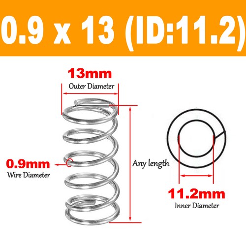 8-120mmCompression Spring Pressure Small Spring A2 Stainles Steel Wire Dia 0.9mm - Picture 27 of 30