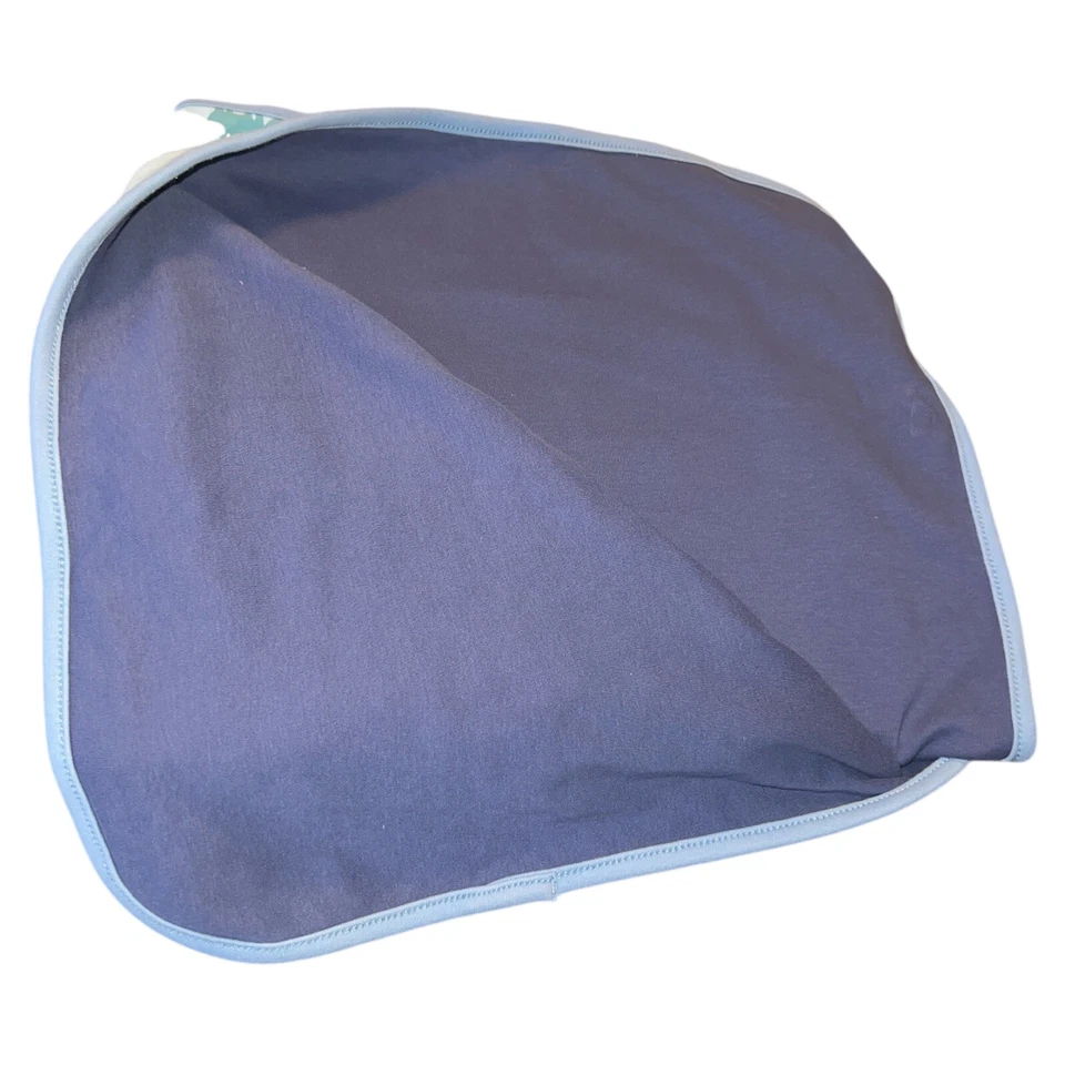 First Impressions Blue Dinosaurs Baby Blanket Lovey Cotton T-Rex Triceratops 28” - Image 3 of 4