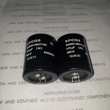 2PCS NEW EPCOS B43501 470uF 400V VERY LONG LIFE HI END TUBE AMP CAPS FOR AUDIO!