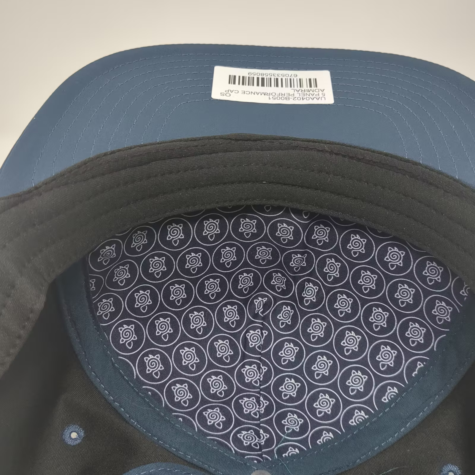 Turtleson 5 Panel Performance Hat Blue White Rope… - image 8