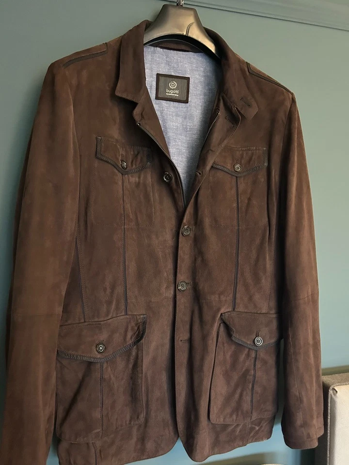 Bugatti Goat Suede Brown Jacket, size 50/40 - Image 2 of 4