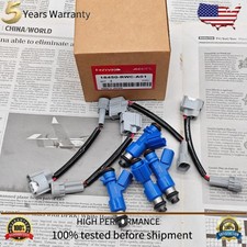 4 Oem 16450-rwc-a01 410cc For Rdx Rsx Tsx Integra Civic Fuel Injectors New