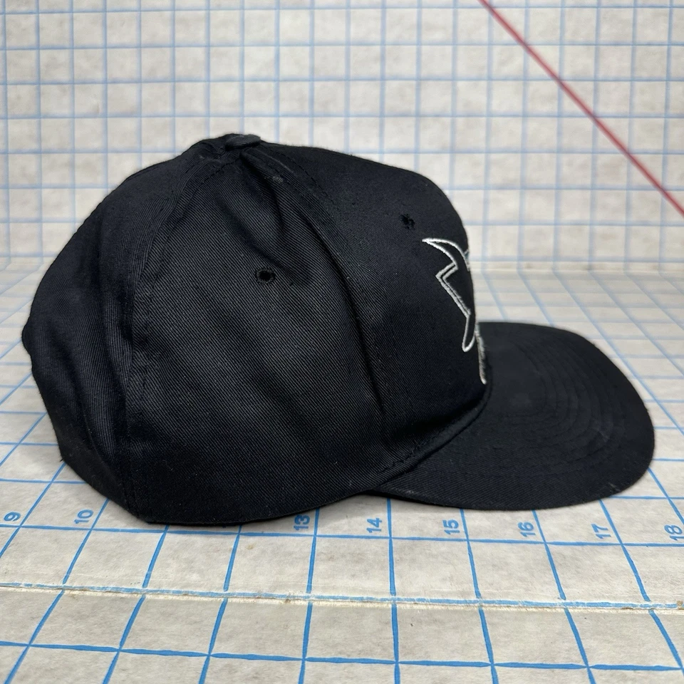 De colección Años 90 San Jose Sharks ANNCO Blockhead SnapBack Sombrero Licencia NHL Foto 4 de 4