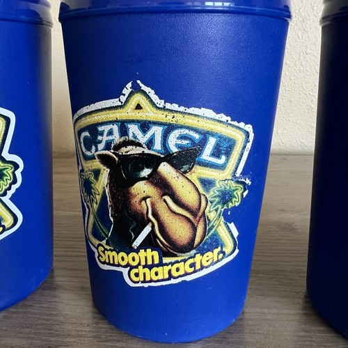 Vintage Joe Camel Cigarettes 80s 90s ThermoServ Plastic Mug Cup Lot of 10 - Picture 15 of 20