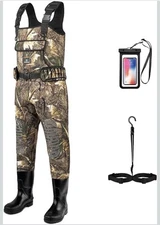 Trudave Chest Waders for Men & Women Waterproof,Fishing Neoprene Waders M8/W10