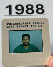 SETH JOYNER 1988 NFL Transparency TV MEDIA SLIDE PHILADELPHIA EAGLES ROOKIE