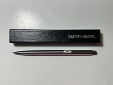 Vintage PAPER MATE Brushed Silver Continuous Twist Mechanical Pencil Monogram K