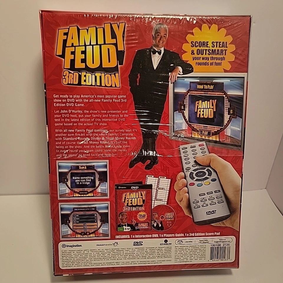 2007 DVD Game Family Feud 3rd Edition NEW 100% Complete - Image 4 of 4