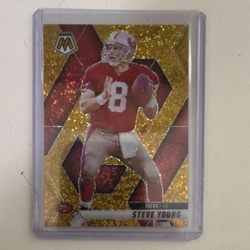 2025 Panini Mosaic Football Gold Sparkle Steve Young #10