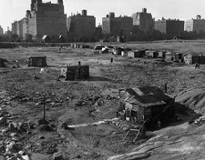 The Central Park of New York City became Hooverville,1933 Photo 8.5x11