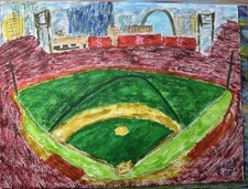 handmade painting on canvas