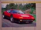 1986 Ferrari 512 BB / Daytona Spider Grand Prix International Double Sided Poster