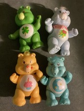 Kenner Vintage Care Bears 3  -4  PVC Poseable Lot of 4 - 1980s