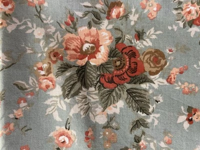 Tischdecke 100% Baumwolle 125x170 Blumen Landhaus Shabby Chic Country Vintage - Bild 1 von 4