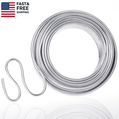 Aluminum Wire,  9 Gauge Bendable Metal Armature Aluminum Craft Wire for Wre