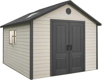 LIFETIME PRODUCTS Lifetime 6415 Outdoor Storage Shed, 11 by 13.5