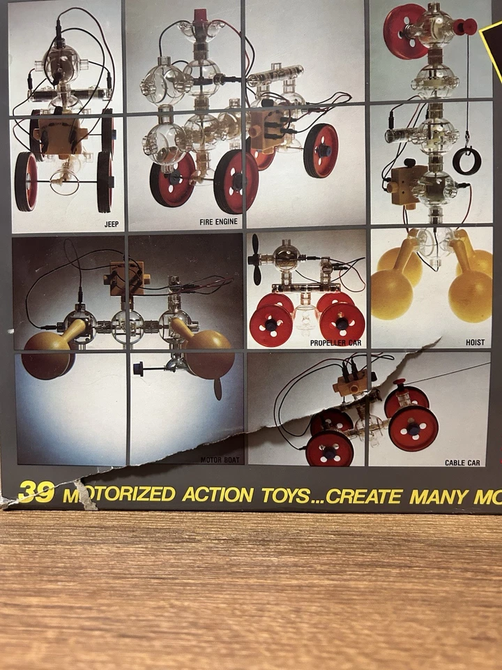 1978 Vintage Capsela 500 Construction Set - Motorized STEM Toy - Image 2 of 4