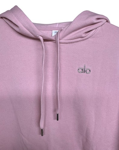 Alo Yoga Accolade Hoodie Sweatshirt Ballet Pink Unisex Size Small - Picture 3 of 12