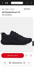 Under Armour Charged Assert 10 Mens Running S...