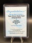 2025 Topps Chrome - Jaxson Dart Rookie Patch Autograph RPA-JD Unused Redemption