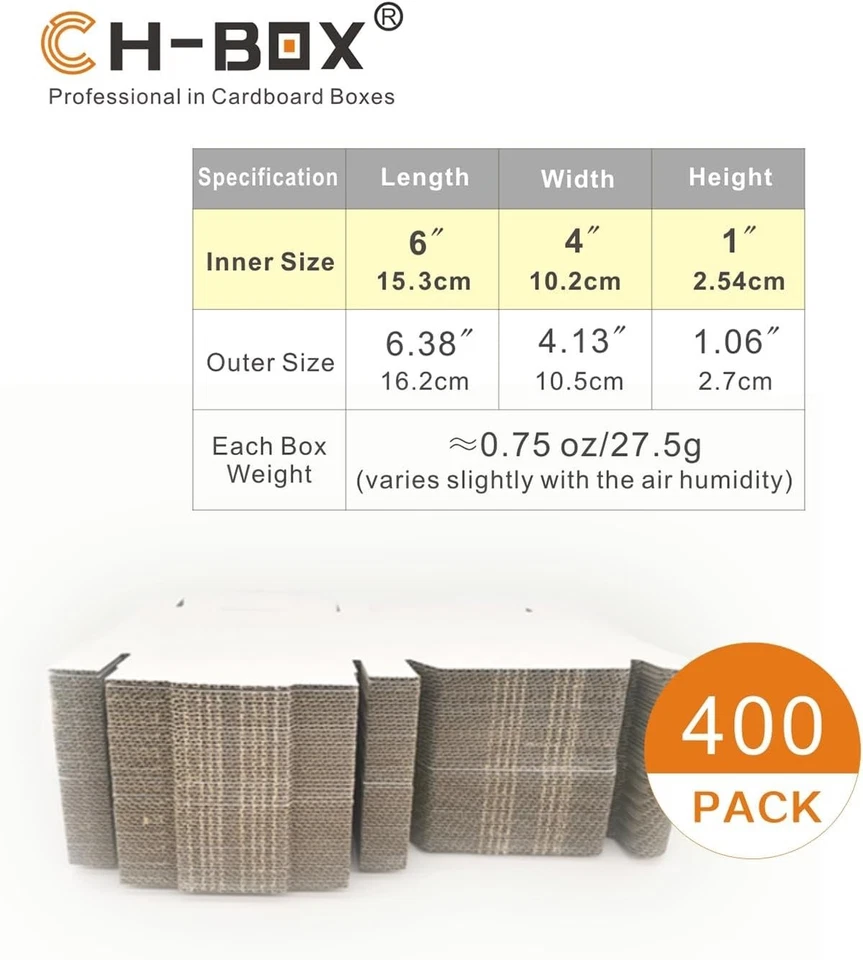 Small Corrugated Cardboard Mailers, Pack of 400 - Image 4 of 4