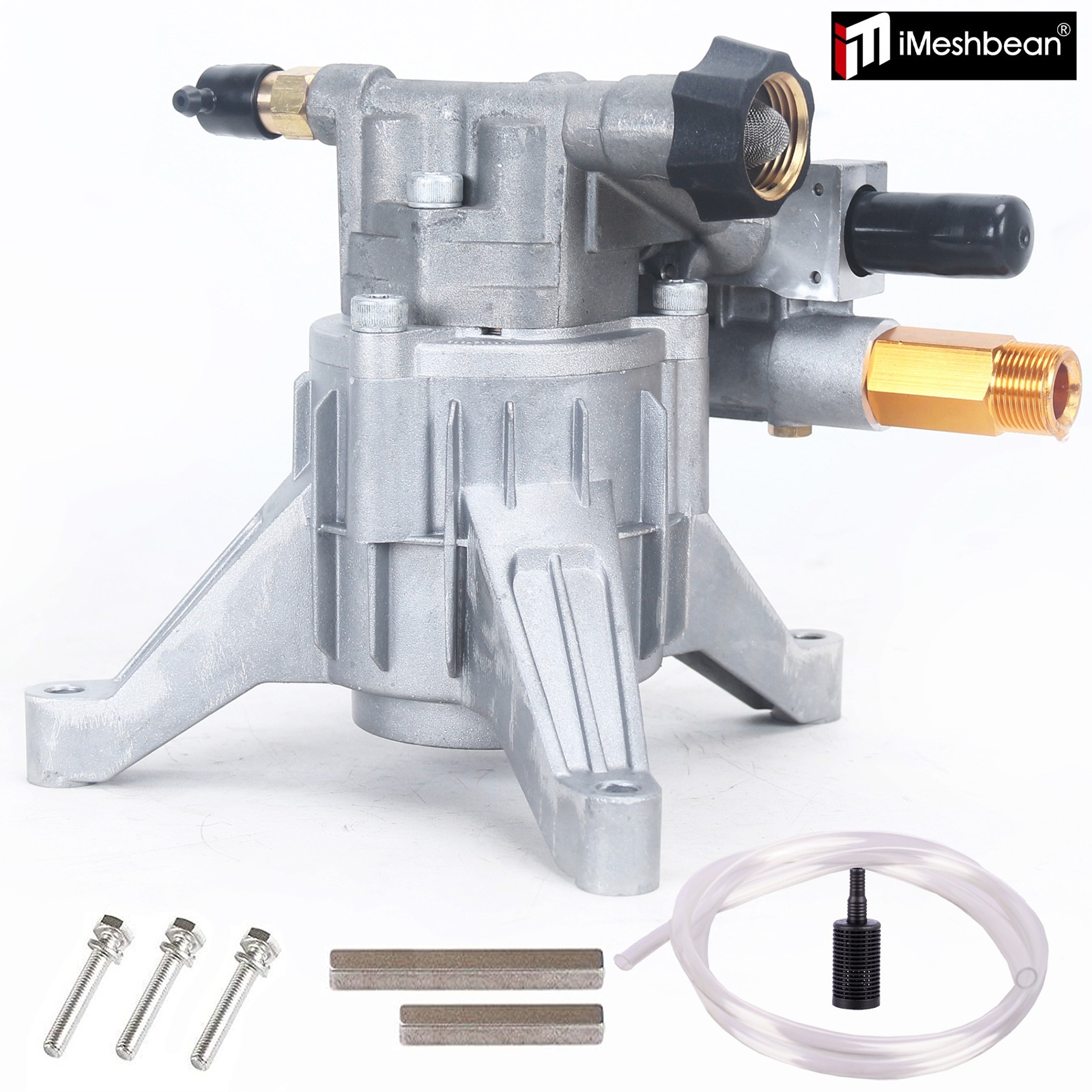 Pressure Washer Pump Vertical 7/8" Shaft MAX 3400 PSI 2.5 GPM Rear M22 Outlet