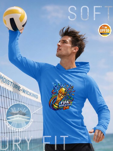 Outdoor Sports Sun Protection Shirt 2026 World Cup Fan Long Sleeve - Picture 2 of 8