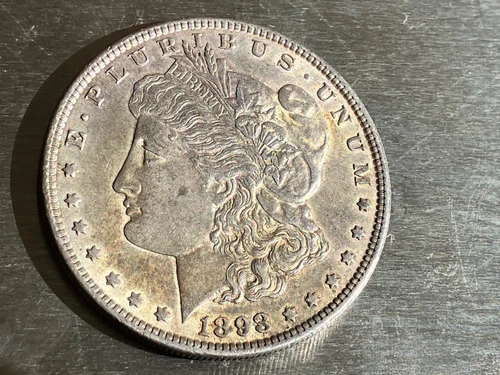 1893-P Silver Morgan Dollar - Key Date - High AU