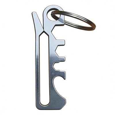 5PCS Heavy Type 420 Stainless Steel Keyrings Combining Bottle Openers