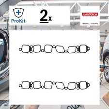 2x ORIGINAL® Kamoka Dichtung, Ansaugkrümmer für VW GOLF IV GOLF V PASSAT B6