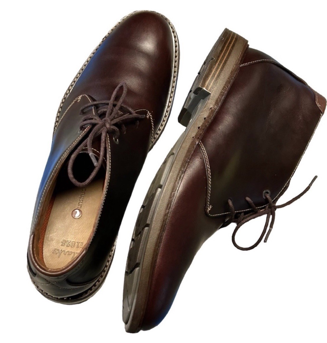 S Leather Lace-up Classic Boots Size 13m Casual Comfort