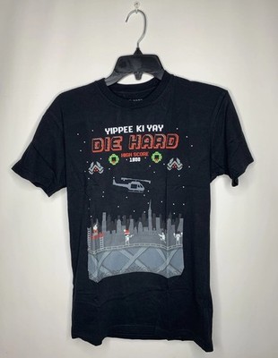 KUZIRA die HARD Tシャツ xl Die Hard Yippee Ki Yay Holiday Boys T Shirt Black Short Sleeve Tee