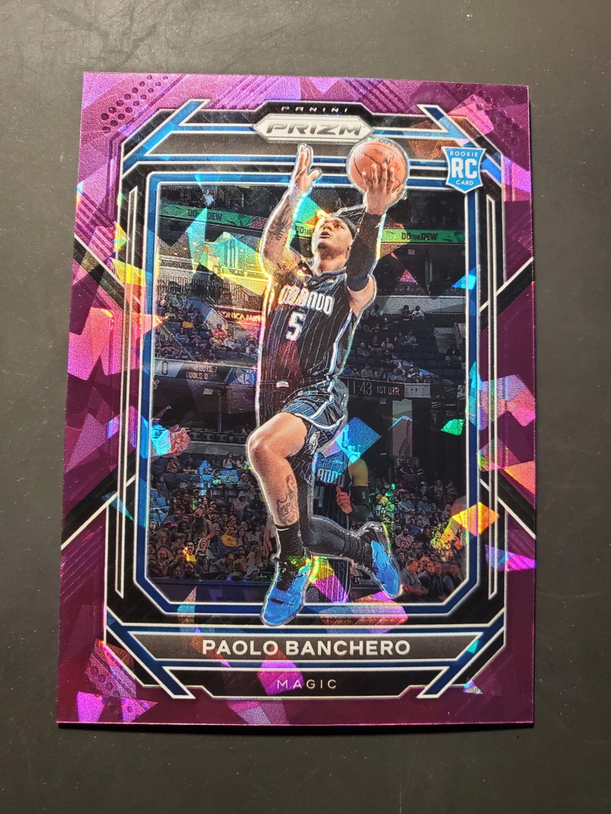 2022-23 Panini Prizm Paolo Banchero #249 RC Rookie Purple Ice /149