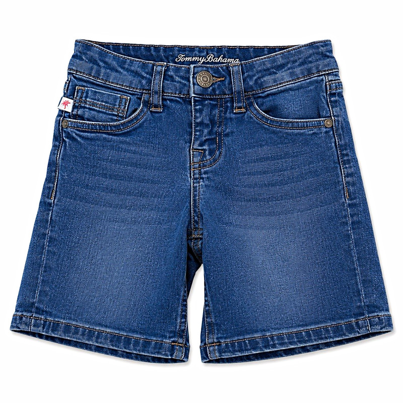 Tommy Bahama girls  Denim Shorts Size 7 Blue Regular Fit Medium Wash Pockets