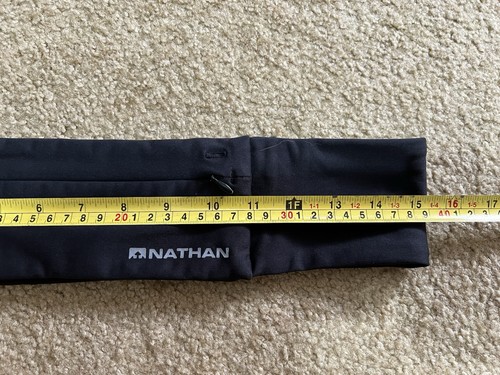 Nathan Zipster Lite Laufgürtel schwarz sportlich Gr. M - Bild 10 von 11