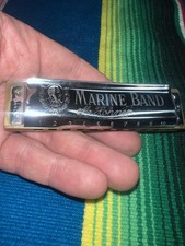 Harmonica Marine Band M. Hohner No. 1896 C . Made in Germany.