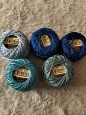 5 x Perlgarn, Anchor, Stärke 8  (7)