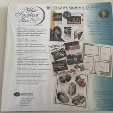 Creative Memories 12x12 Old style WHITE page Refill 15 Sheet Scrapbook Pages