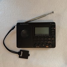 Retekess V115 Portable Digital AM FM Radio Rechargeable TESTED/WORKING