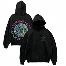 Twenty One Pilots Hoodie Scaled and Icy Dragon Graphic Band Pullover S-5XL
