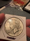 1921 Peace $1 Silver Dollar Uncertified Ungraded US Coin in Cardboard Holder