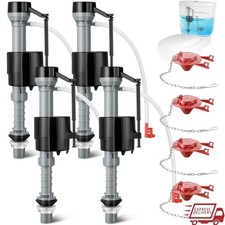Toilet Fill Valve Replacement Kit Universal Flapper Easy Install Water Saving US