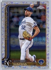 2025 Topps Chrome Logofractor Edition Michael Wacha #284 Kansas City Royals