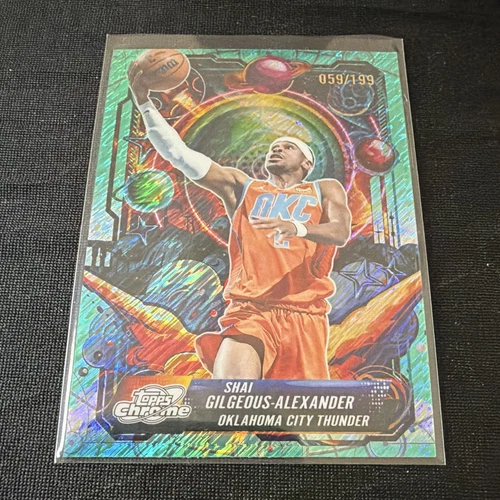 2025 Topps Cosmic Chrome Shai Gilgeous-Alexander Base (RAW)