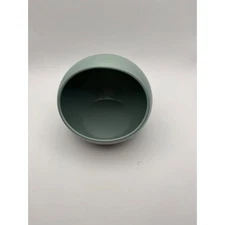 YEAR & DAY Modern Matte Sage Green Ceramic Bowl Made in Portugal NIB
