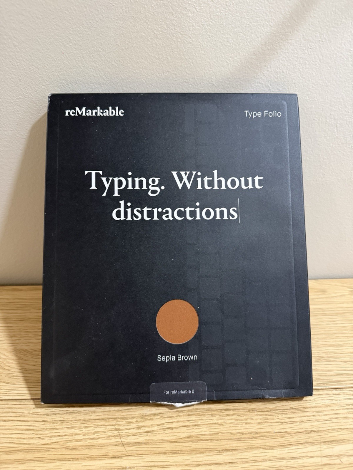 reMarkable 2 Type Folio Tactile keyboard case typefolio Brown leather (RM710)