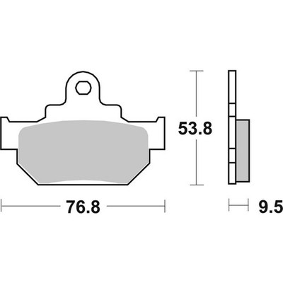Gratisversand Brembo Organische Bremsbeläge 07SU0808 Motorrad Zubehör Neu